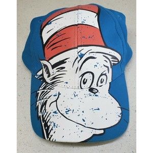 Dr. Seuss The Cat in the Hat Cap/Hat Adjustable Universal Studios